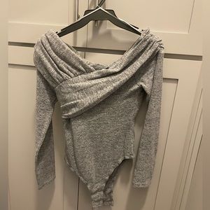 Vestique Soft Grey Bodysuit - Never Worn